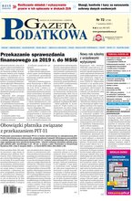Gazeta Podatkowa 72/2020