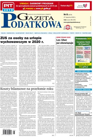 Gazeta Podatkowa 8/2020