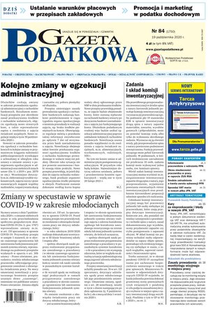 Gazeta Podatkowa 84/2020