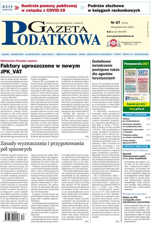 Gazeta Podatkowa 87/2020
