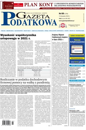 Gazeta Podatkowa 89/2020