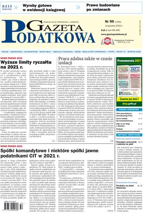 Gazeta Podatkowa 99/2020