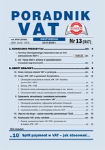 Poradnik VAT 13/2020