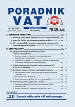 Poradnik VAT 18/2020