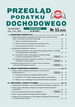 Przegląd Podatku Dochodowego 11/2020