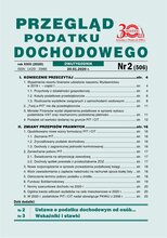 Przegląd Podatku Dochodowego 2/2020