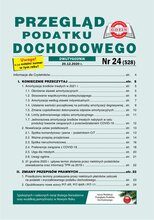 Przegląd Podatku Dochodowego 24/2020