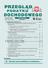 Przegląd Podatku Dochodowego 3/2020