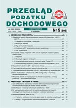 Przegląd Podatku Dochodowego 5/2020