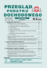 Przegląd Podatku Dochodowego 6/2020