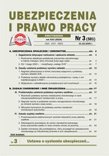 Ubezpieczenia i Prawo Pracy 3/2020