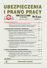 Ubezpieczenia i Prawo Pracy 5/2020