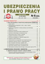 Ubezpieczenia i Prawo Pracy 8/2020