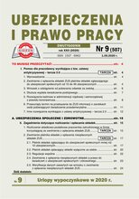 Ubezpieczenia i Prawo Pracy 9/2020