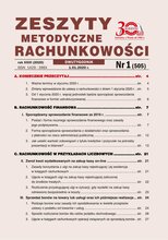 Zeszyty Metodyczne Rachunkowości 1/2020