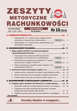 Zeszyty Metodyczne Rachunkowości 10/2020