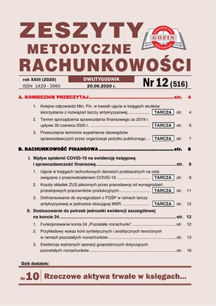 Zeszyty Metodyczne Rachunkowości 12/2020