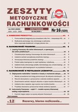 Zeszyty Metodyczne Rachunkowości 16/2020