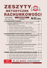 Zeszyty Metodyczne Rachunkowości 21/2020