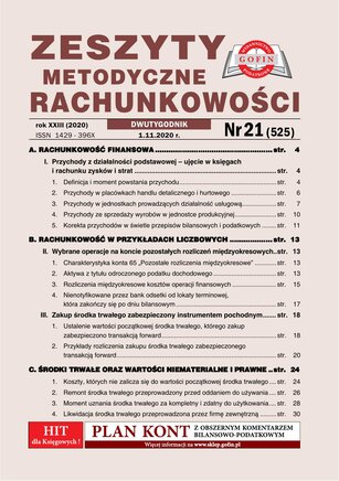 Zeszyty Metodyczne Rachunkowości 21/2020