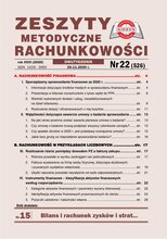 Zeszyty Metodyczne Rachunkowości 22/2020
