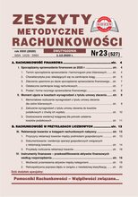 Zeszyty Metodyczne Rachunkowości 23/2020