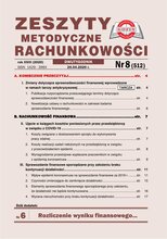 Zeszyty Metodyczne Rachunkowości 8/2020