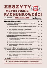 Zeszyty Metodyczne Rachunkowości 9/2020