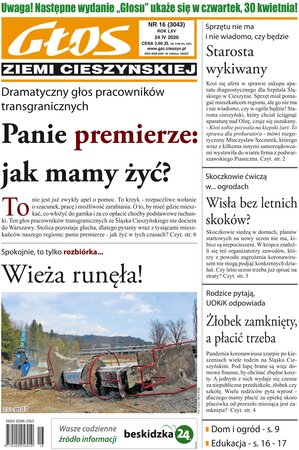 Głos Ziemi Cieszyńskiej 16/2020