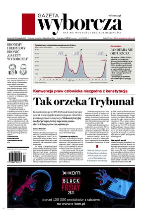 Gazeta Wyborcza Stołeczna 274/2021