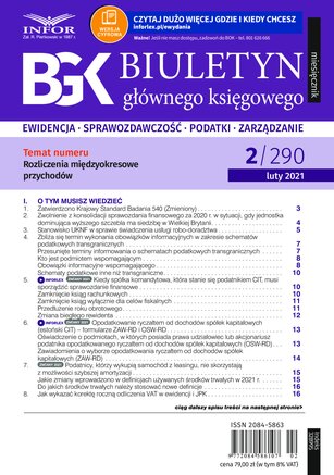 Biuletyn Głównego Księgowego 2/2021