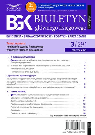 Biuletyn Głównego Księgowego 3/2021