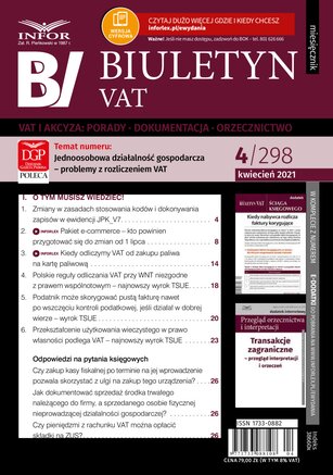 Biuletyn VAT 4/2021