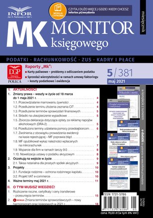 Monitor Księgowego 5/2021