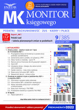 Monitor Księgowego 9/2021