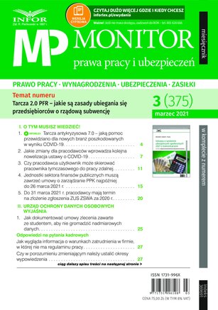 Monitor Prawa Pracy i Ubezpieczeń 3/2021