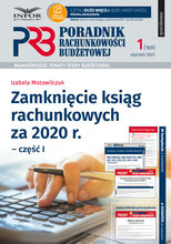 Poradnik Rachunkowości Budżetowej 1/2021