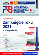 Poradnik Rachunkowości Budżetowej 12/2021
