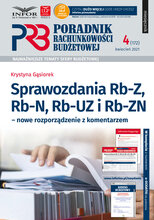 Poradnik Rachunkowości Budżetowej 4/2021