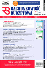 Rachunkowość Budżetowa 7/2021