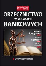 Orzecznictwo w sprawach bankowych 2/2021