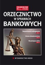 Orzecznictwo w sprawach bankowych 3/2021