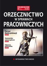Orzecznictwo w sprawach pracowniczych 1/2021