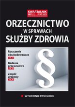 Orzecznictwo w sprawach służby zdrowia 2/2021