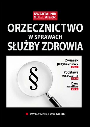 Orzecznictwo w sprawach służby zdrowia 3/2021