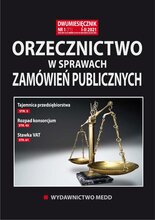 Orzecznictwo w sprawach zamówień publicznych 1/2021