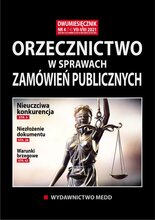 Orzecznictwo w sprawach zamówień publicznych 4/2021