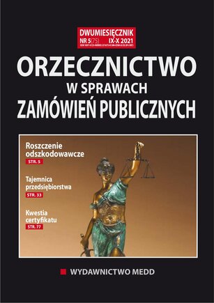 Orzecznictwo w sprawach zamówień publicznych 5/2021