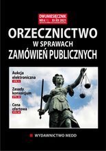 Orzecznictwo w sprawach zamówień publicznych 6/2021