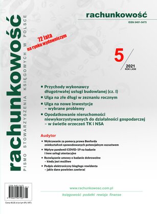 Rachunkowość 5/2021
